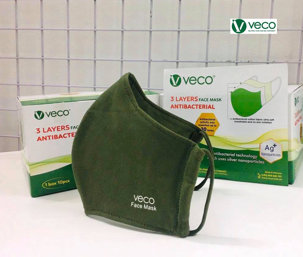 Mua Sỉ Khẩu Trang Vải Kháng Khuẩn VECO